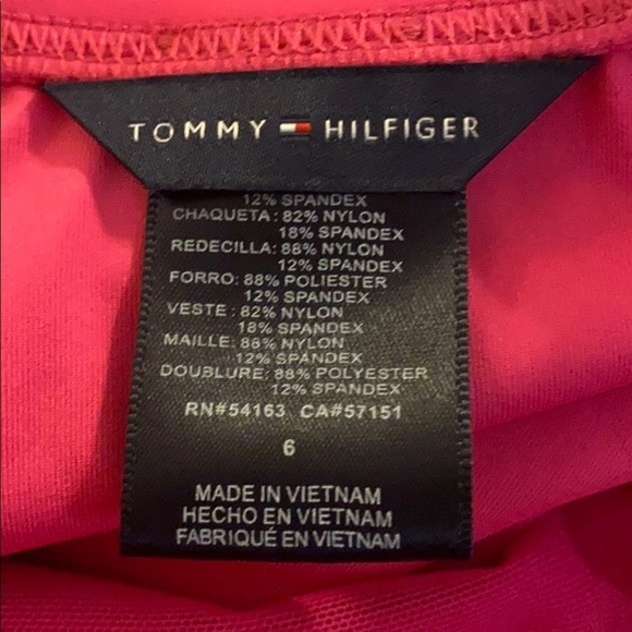 TOMMY Hilfiger Shirred Halter One Piece Swimsuit - Picture 9 of 11